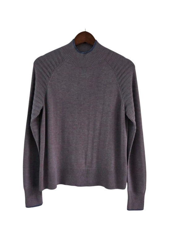 Smartwool Sweaters - Smartwool Edgewood Mock Neck Sweater Merino Wool Blend Purple Sweater Size M